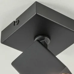 Straluma Plafondspot Quadro 1L zwart gu10><noscript><img width=