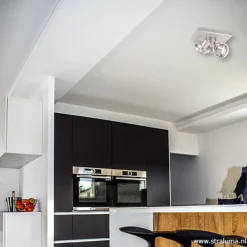 Straluma Plafondspot Quatro 2L alu led incl.gu10><noscript><img width=