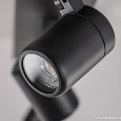 Straluma Plafondspot Rain 3L balk zwart gu10 IP44><noscript><img width=