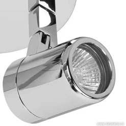 Straluma Plafondspot Rain 2l rond chroom IP44> Opbouwspots|Keukenverlichting