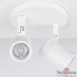 Straluma Plafondspot Rain 2L rond wit gu10 IP44><noscript><img width=