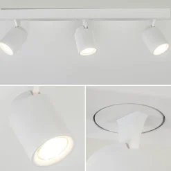 Straluma Plafondspot Razza 3L balk wit></noscript> Plafondlampen|Opbouwspots