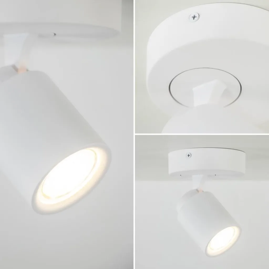 Straluma Plafondspot Razza 1-lichts wit gu10> Plafondlampen|Wandlampen