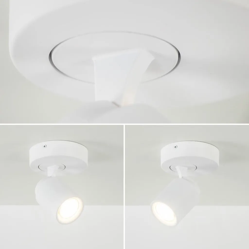 Straluma Plafondspot Razza 1-lichts wit gu10> Plafondlampen|Wandlampen