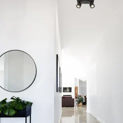 Straluma Plafondspot Solare 2l balk zwart><noscript><img width=