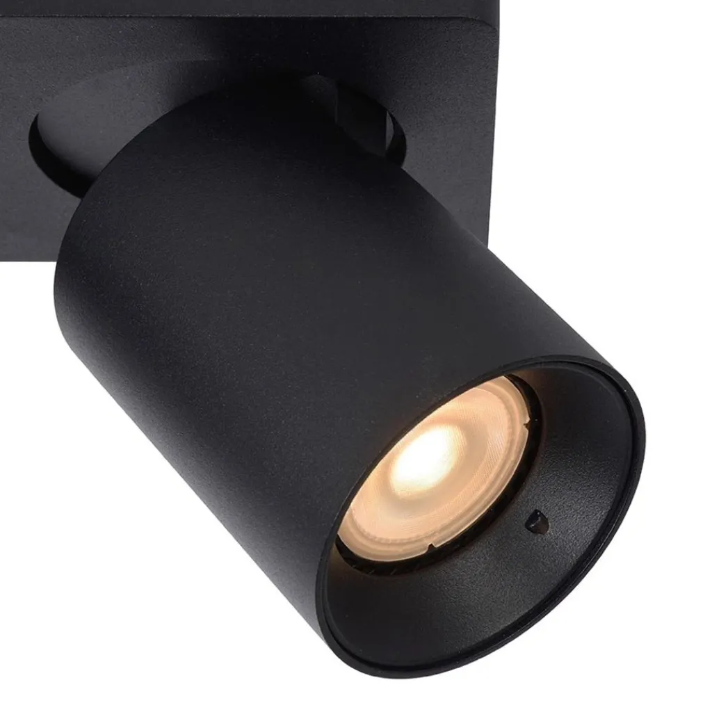 Straluma Plafondspot tube 2-L zwart incl.gu10 dtw> Plafondlampen|Opbouwspots