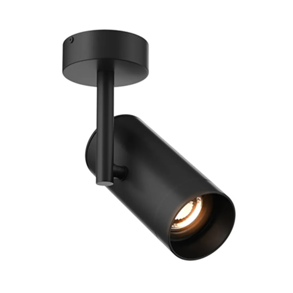 Straluma Plafondspot tube zwart verstelbaaar> Opbouwspots|Woonkamerlampen