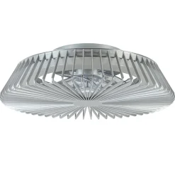 Straluma Plafondventilator Himalaya zilver ab+app> Plafondlampen|Plafondventilatoren met lamp