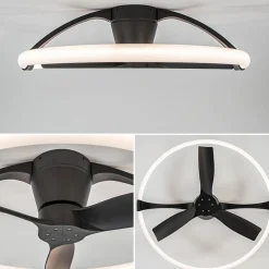 Straluma Plafondventilator Nepal Mini zwart><noscript><img width=