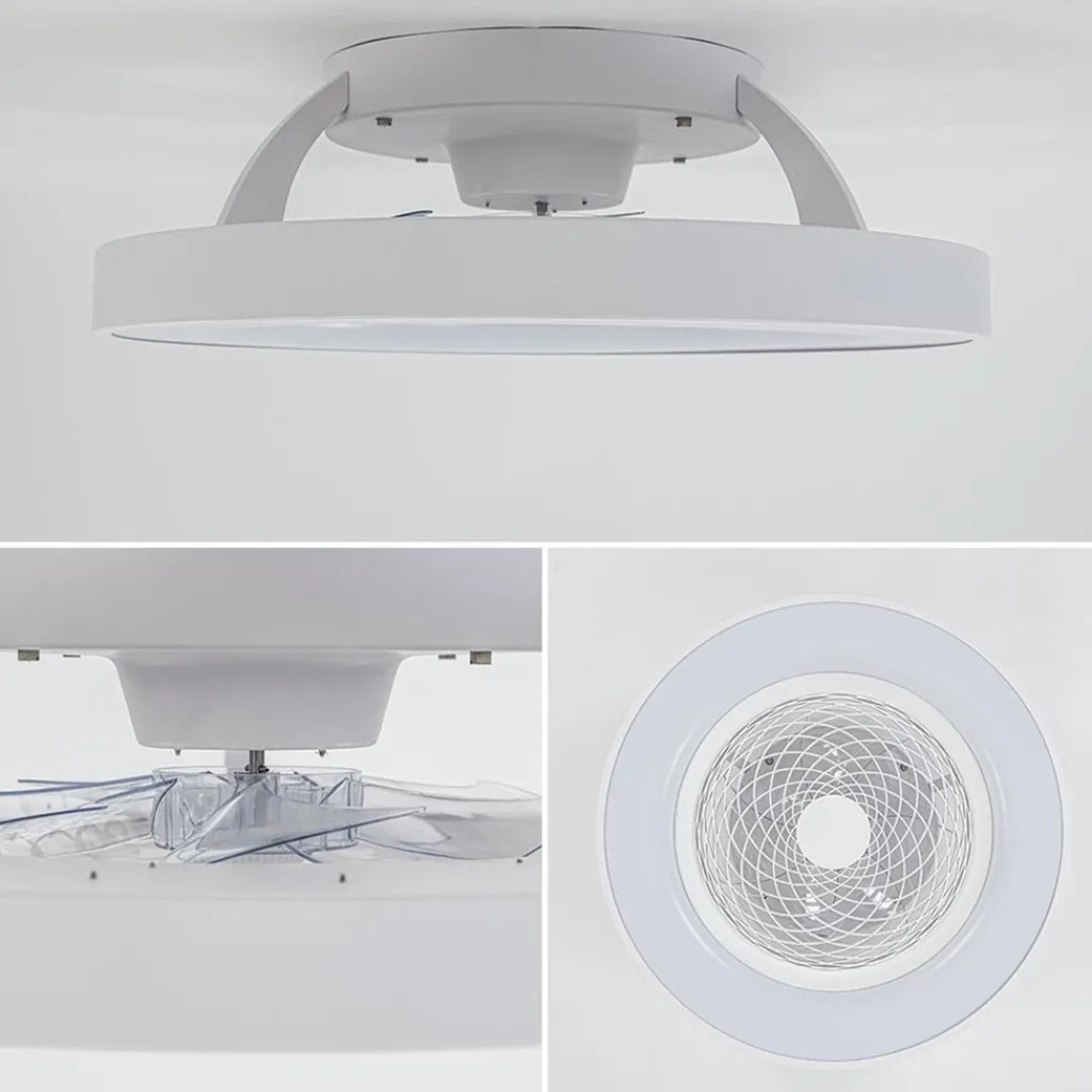 Straluma Plafondventilator Tibet wit ab/app CCT> Plafondlampen|Plafondventilatoren met lamp