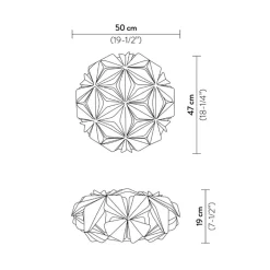 Straluma Plafond-/wandlamp La Vie blue 50cm><noscript><img width=