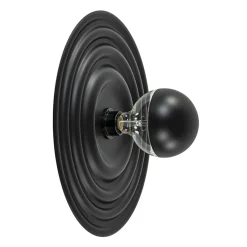 Straluma Plafond/wandlamp Saturn 42cm zwart> Plafondlampen|Wandlampen