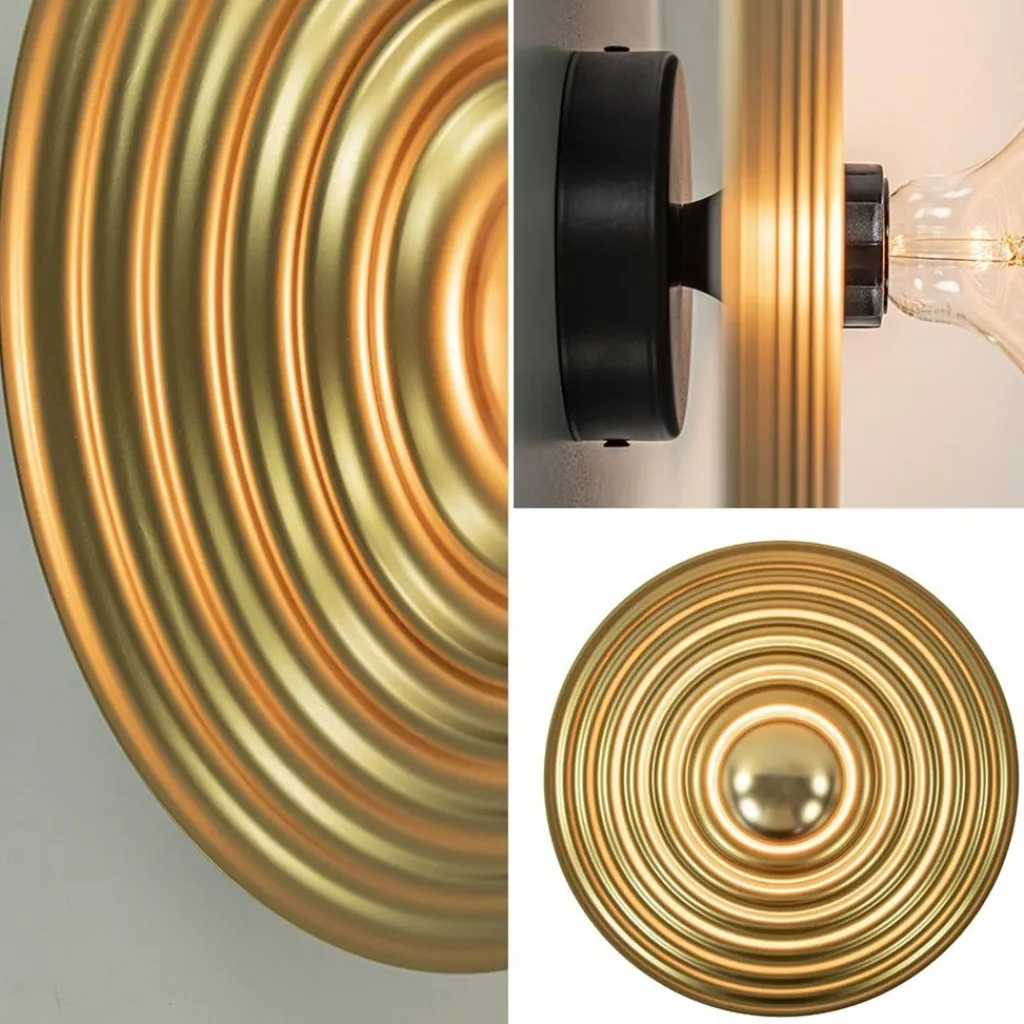 Straluma Plafond/wandlamp Saturn 56cm matgoud> Plafondlampen|Wandlampen