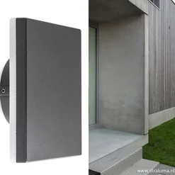 Straluma Plafond/wandlamp square antraciet><noscript><img width=