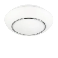 Straluma Plafonniere Tornado chroom/wit 38cm IP44> Plafonnières|Keukenverlichting
