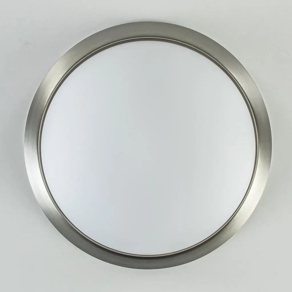 Straluma Plafonnière modern met staal en glas> Plafonnières|Woonkamerlampen