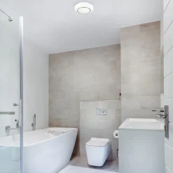 Straluma Plafonnière Tornado chroom/wit 30cm IP44><noscript><img width=