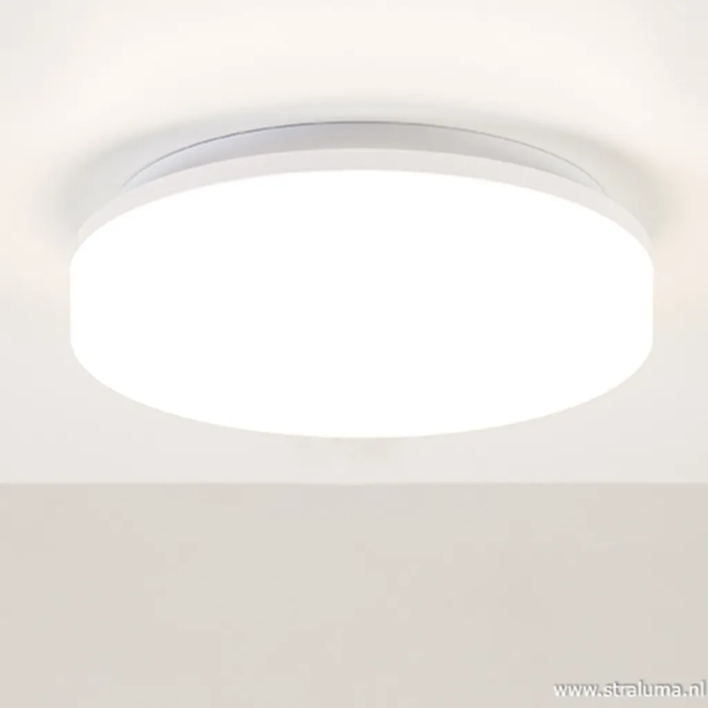 Straluma Plafonnière wit 27cm led 3000k IP44> Plafondlampen|Plafonnières