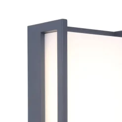 Straluma Rechthoekige LED buitenlamp donker grijs IP54> Wandlampen|Buitenlampen