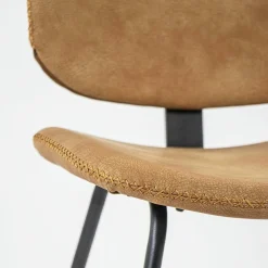 Straluma Retro moderne eetkamerstoel van imitatieleer></noscript> Eetkamerstoelen