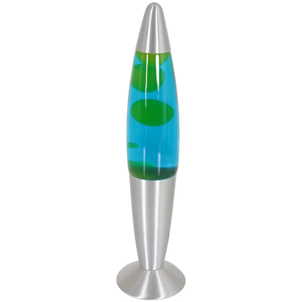 Straluma Retro tafellamp Lava blauw water met groen> Tienerkamerlampen|Kinderkamerverlichting