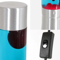 Straluma Retro tafellamp lava blauw met rood><noscript><img width=