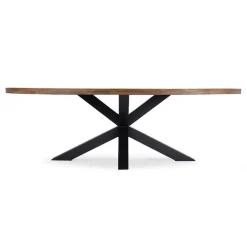 Straluma Robuuste eettafel ovaal 240 cm mangohout><noscript><img width=