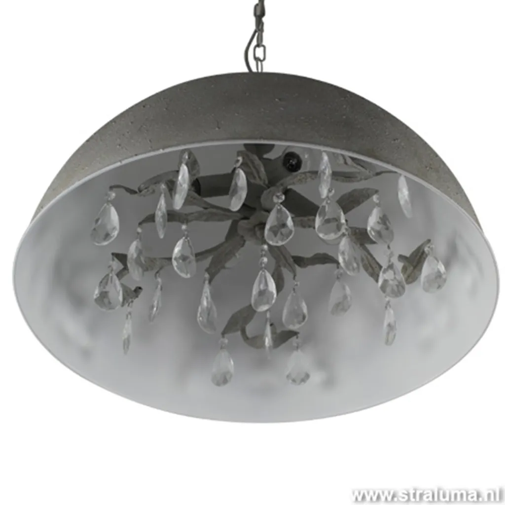 Straluma Romantische hanglamp koepel eettafel> Eetkamerverlichting|Hanglampen