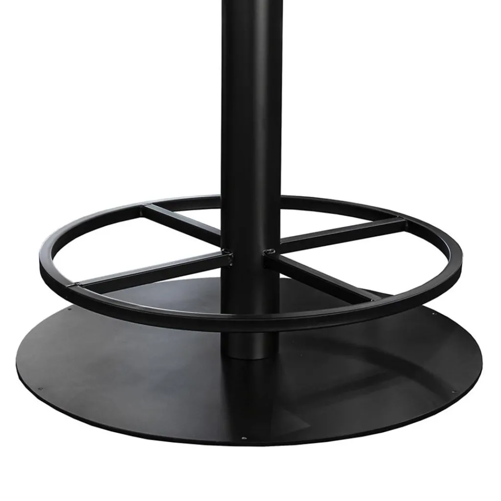 Straluma Ronde bartafel Woodstock grijs/zwart Ø130x92 cm> Eettafels