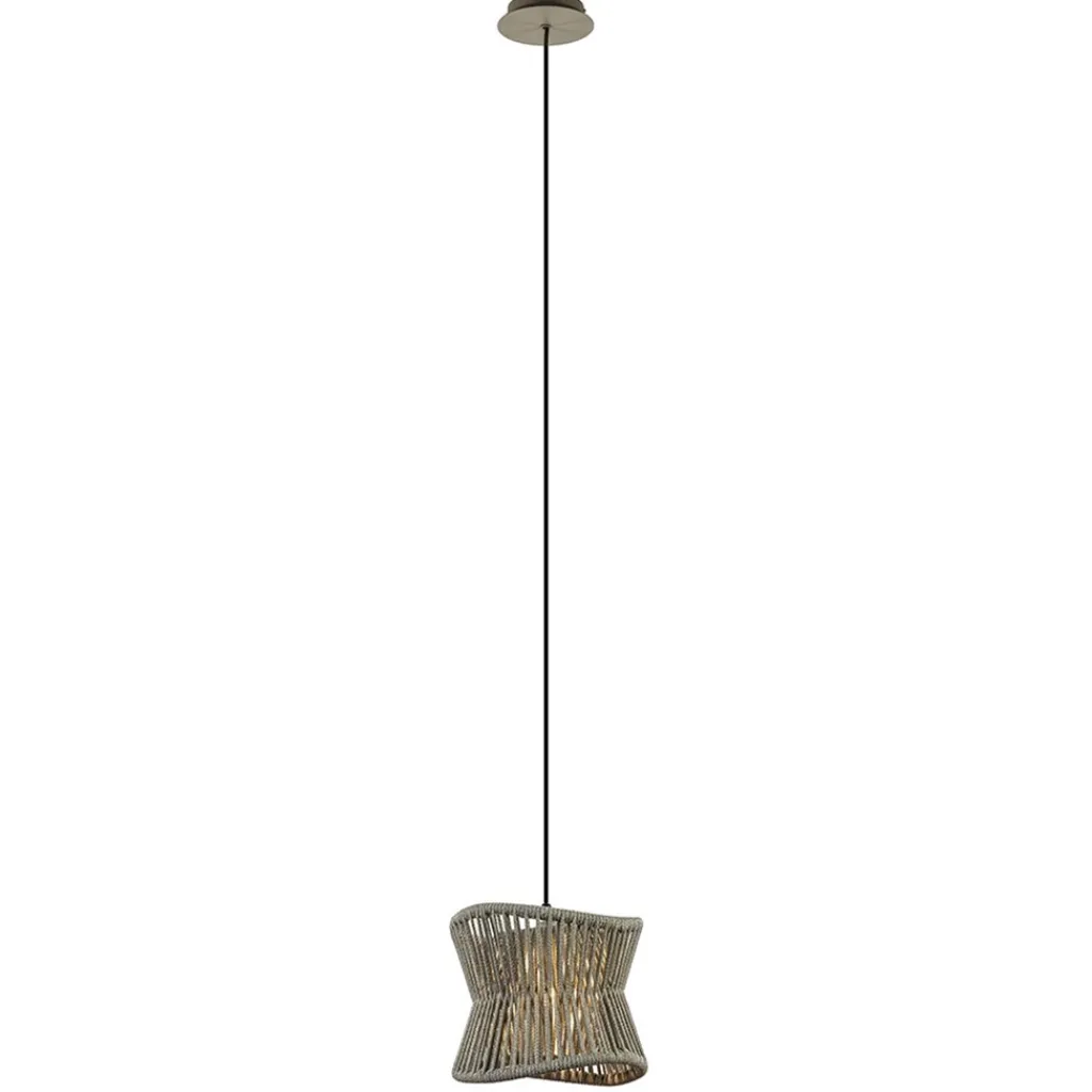 Straluma Ronde buiten hanglamp donker beige IP44> Hanglampen|Buitenlampen