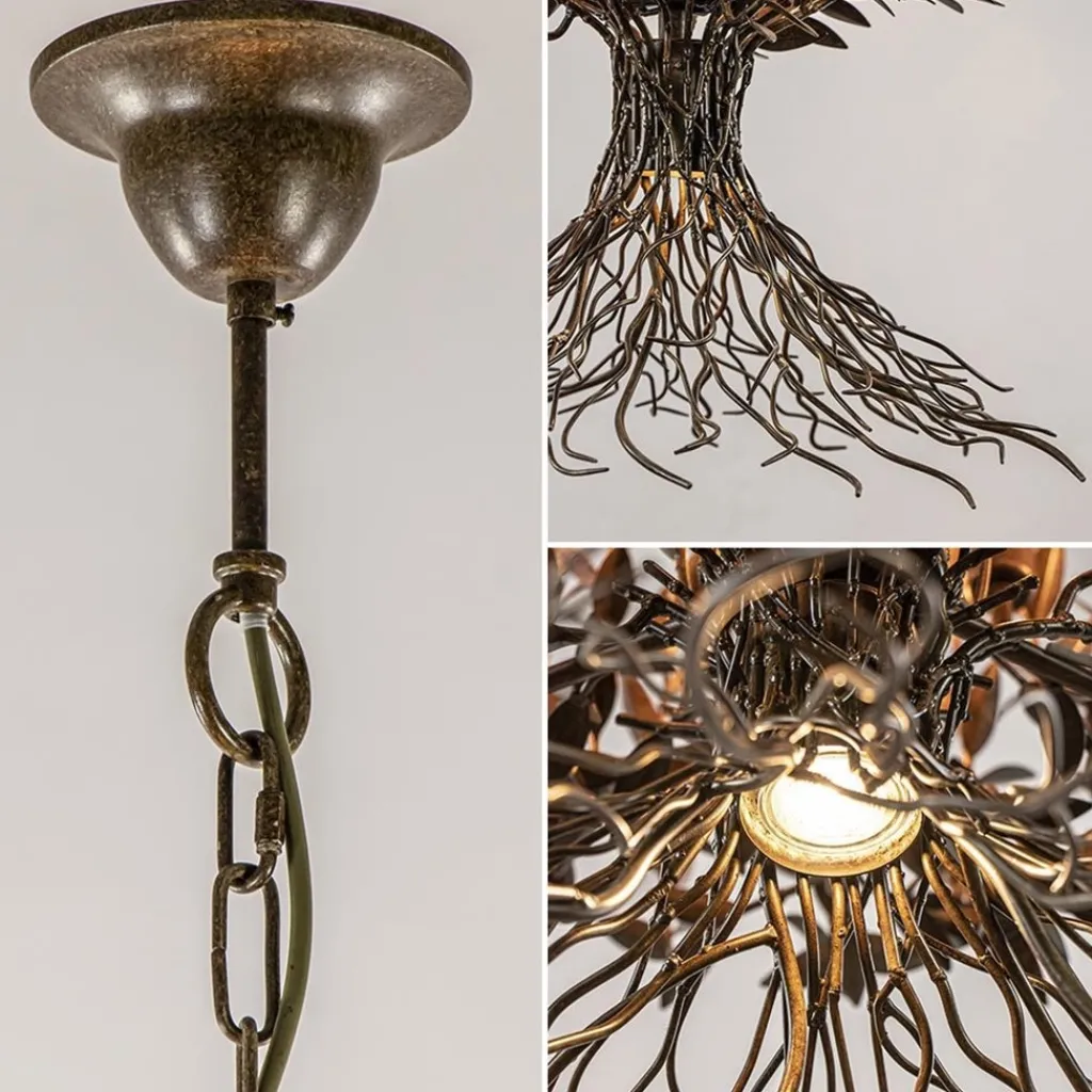 Straluma Ronde decoratieve design hanglamp rustiek> Eettafellampen|Videverlichting