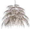 Straluma Ronde hanglamp palm ambachtelijk zilver> Videverlichting|Eetkamerverlichting