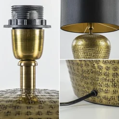 Straluma Ronde lampvoet Gondia antiek brons exclusief kap><noscript><img width=