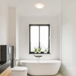 Straluma Ronde LED plafondlamp wit met 3 licht opties><noscript><img width=