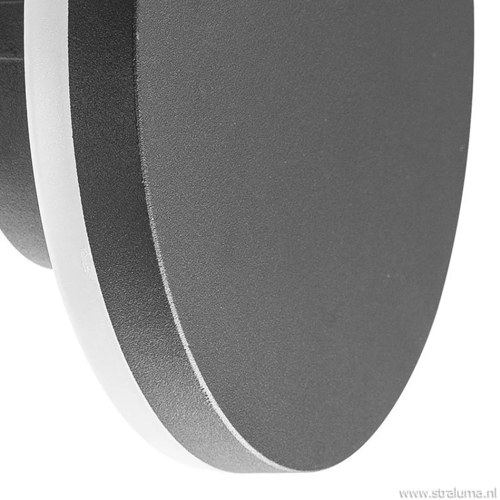 Straluma Ronde LED wandlamp tuin antraciet> Wandlampen|Buitenlampen