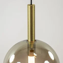 Straluma Ronde 3-Lichts LED hanglamp met gold fading glas></noscript> Hanglampen|Eettafellampen