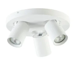Straluma Ronde 3-lichts opbouwspot mat wit> Opbouwspots|Woonkamerlampen