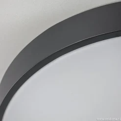 Straluma Ronde plafondlamp zwart inclusief LED en remote></noscript> Plafondlampen|Plafonnières