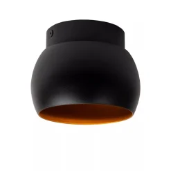 Straluma Ronde plafondspot zwart met goud GU10><noscript><img width=