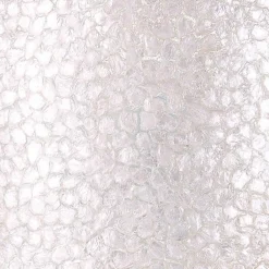 Straluma Ronde schelpen hanglamp wit/parelmoer 50 cm></noscript> Schelpenlampen|Halverlichting