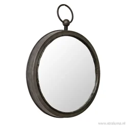 Straluma Ronde spiegel zink/grijs groot 46 cm></noscript> Light and Living