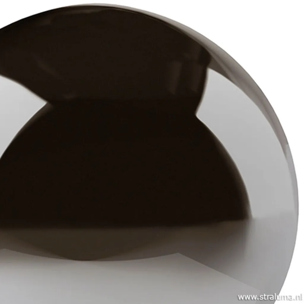 Straluma Ronde tafellamp smokey glas> Woonkamerlampen|Slaapkamerlampen