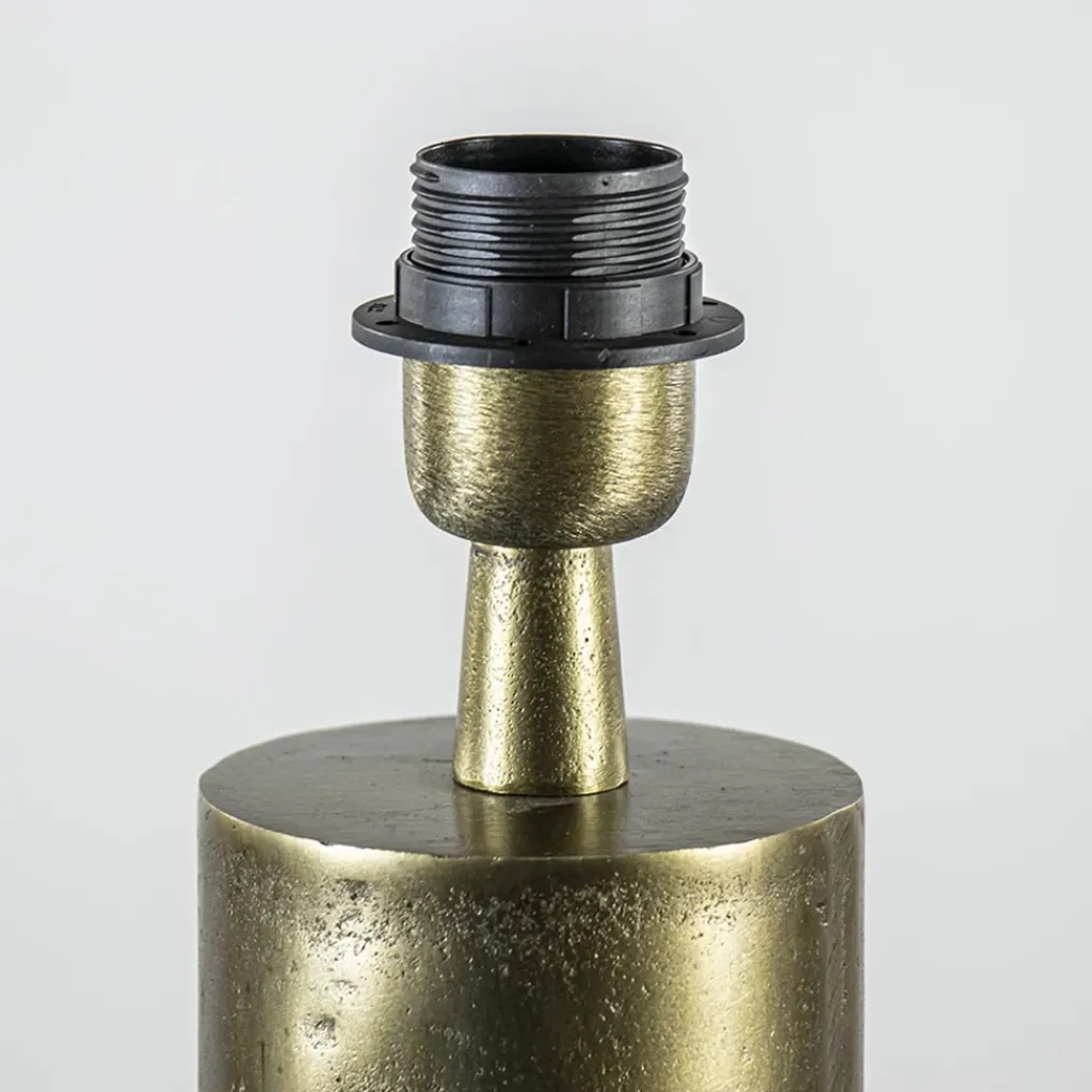 Straluma Ruw antiek bronzen lampvoet Savi exclusief kap> Lampenvoeten|Light and Living