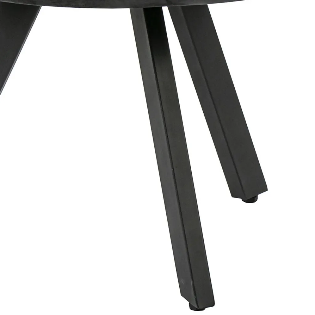 Straluma Salontafel rond hout zwart 60 cm> Bijzettafels|Salontafels