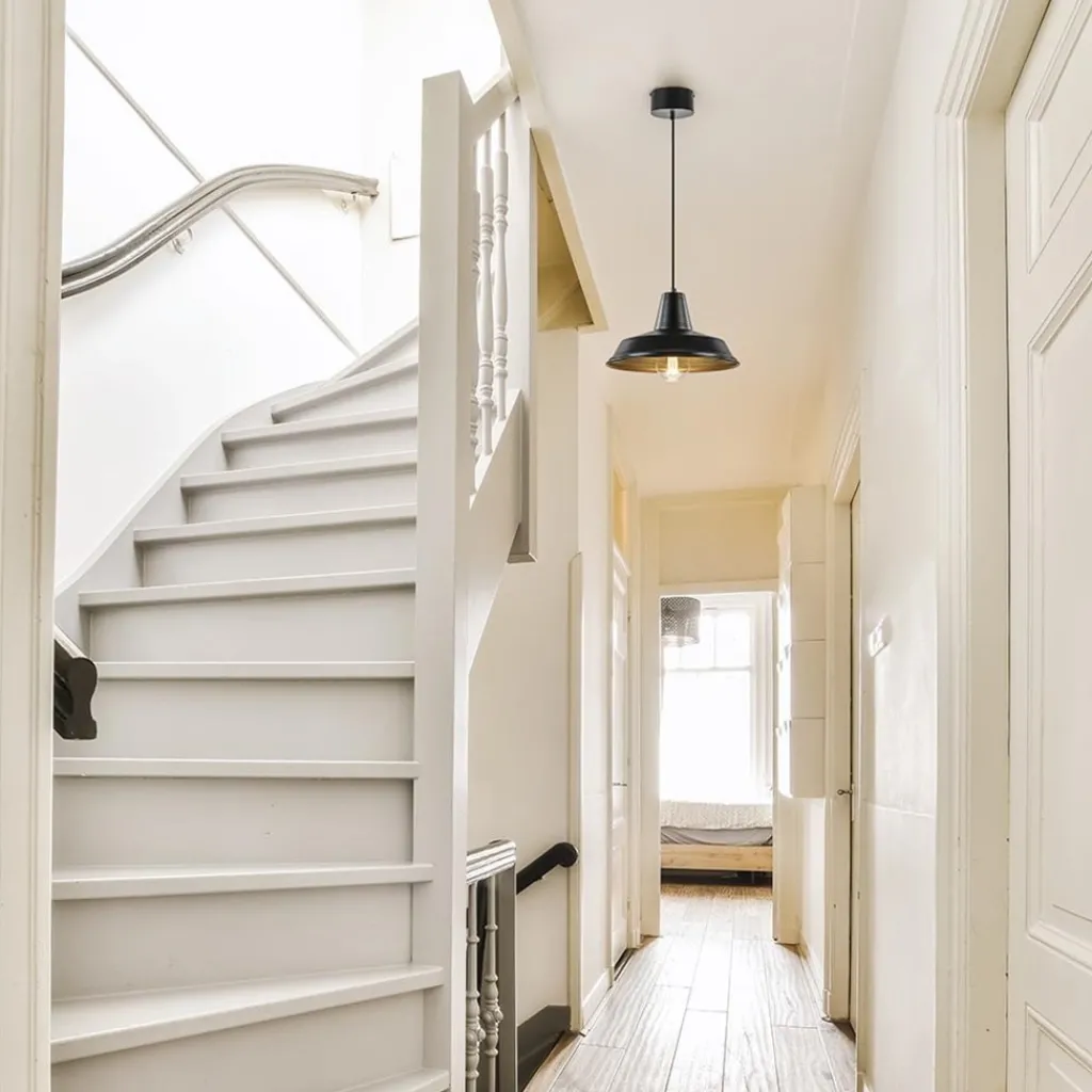 Straluma Scandinavische hanglamp zwart met goud 36 cm> Tienerkamerlampen|Kinderkamerverlichting