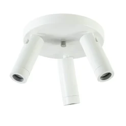 Straluma Scandinavische 3-lichts plafondspot mat wit/goud> Opbouwspots|Keukenverlichting