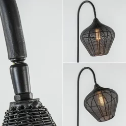 Straluma Scandinavische vloerlamp Alvaro mat zwart></noscript> Vloerlampen|Draadlampen