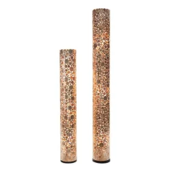 Straluma Schelpen vloerlamp goud cilinder groot></noscript> Schelpenlampen|Woonkamerlampen