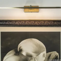 Straluma Schilderij wandlamp brons met dimbaar LED><noscript><img width=