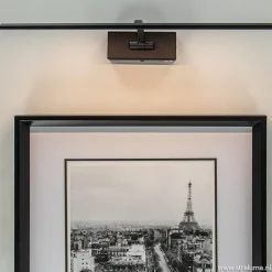 Straluma Schilderijlamp zwart 45cm met dimmer><noscript><img width=